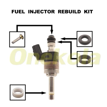Injetor de combustível Serviço de Reparo Kit de Filtros de Orings Selos de Ilhós para Honda Fit 2015-2019 1,5 L KA6MT 16010-5R1-315 16010-5R1-305