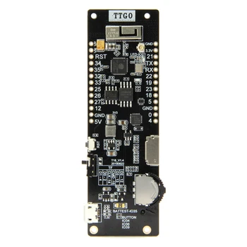 LILYGO TTGO Células-T, WiFi & Módulo Bluetooth 18650 Bateria Titular Assento Fusível de 2 a ESP32 4 MB Flash SPI 4 MB Psram Micropython