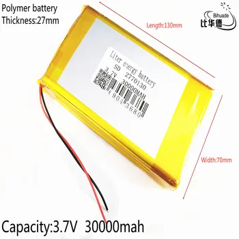 Litro de energia da bateria Para 3,7 V,30000mAH 2770130 de Polímero de lítio ion / Li-íon da bateria para o pc da tabuleta de 7 polegadas, 8 polegadas a 9 polegadas