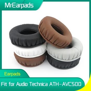MrEarpads Protecções Para Audio Technica ATH AVC500 ATH-AVC500 Fone de Cabeça de Substituição de Almofadas Earcushions