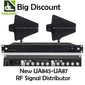 Leicozic RF Distribuidor de Sinal de Antena do Sistema de Distribuição de UA845-U87 Microfone sem Fio de 5 Canais de Sinal Amplificador de potência