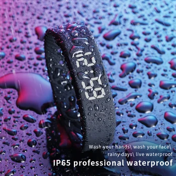 T5 Inteligente Multifuncional Pulseira de Fitness Pulseira IP65 Impermeável Esportes LED de Atividade do Sono Tracker Smart Watch Pedômetro