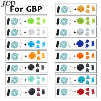 JCD Para Gameboy Pocket Borracha Condutora Botões A B Botões de Teclados para GBP D Almofadas de Alimentação Fora Botões