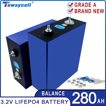 3.2 V 280Ah Lifepo4 Bateria Recarregável Pack Grau de Lítio de Fosfato de Ferro Prismáticos Carro de Golfe de barramento Solar RV UPS UE NOS LIVRE de IMPOSTOS