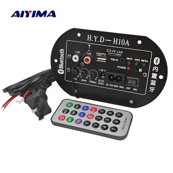 AIYIMA Amplificadores de Áudio da Placa Amplificador Amplificador de Subwoofer Placa Bluetooth-Rádio FM compatível 220V 12V 24V IC Digital Tubo