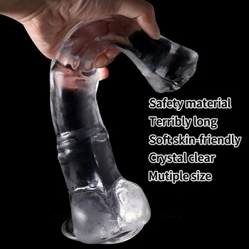 40.5 cm Enorme Transparente Cavalo Vibrador Pênis Grande ventosa Pau Grande Sexo Ferramentas de Adultos 18+ Brinquedos Sexuais para a Mulher Feminina Masturbação
