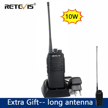 10W Poderoso Walkie-Talkie de Longo Alcance 10 km Retevis RT1 VHF UHF de Alta Classe de Rádio de Duas vias walkie-talkie para a Caça de Negócios PPF