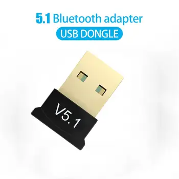 V5.1 sem Fio Bluetooth Usb-compatível 5.1 Adaptador de entrada Aux Transmissor Receptor de Música Adaptador Para Laptop Pc