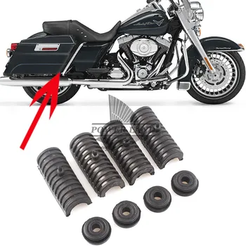 Frete grátis anel de Borracha+Almofada de Suporte de Ajuste Para Harley Davidson Road King Rígido Saddlebag Personalizado NOVO