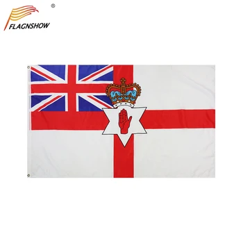 Império britânico na Irlanda do Norte 1953-1972 Irlandês Mão Vermelha Bandeira 3X5FT 150X90CM Banner