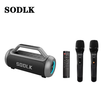 SODLK T80K Bluetooth alto-Falante de 100W Bluetooth Built-in Microfone de Um toque de Cancelamento de Ruído BassUp Tecnologia IPX5 Impermeável