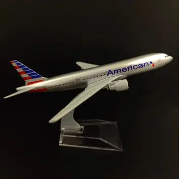 Escala de 1:400 Metal Avião Réplica 15cm da American Airline Modelo de Aeronave da Aviação em Miniatura de Natal de Crianças Decoração do Quarto de Brinquedo de Presente para o Menino