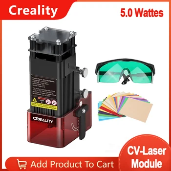 Creality 3D CV-Gravador do Laser Módulo 24V 5W Para Ender-3 S1/S1Pro /S1 Além de Focagem Precisa Laser Máquina Escultura Impressora 3D Parte
