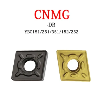 CNMG DR CNMG120408 CNMG120412 YBC252 YBC251 YBC352 Original Lâminas de Garantia de Qualidade do Carboneto do CNC Pastilhas Para a Máquina do Torno