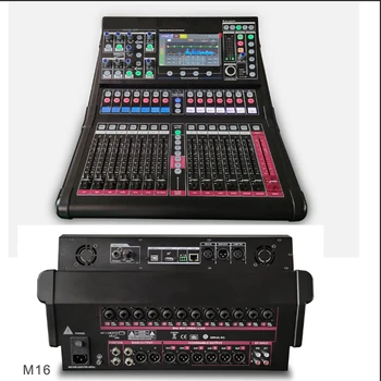 Paulkitson M16 Profissional Mixer Digital 18Channel Consola de Mistura Digital Performance no Palco DJ Sistema de Som Soundtable
