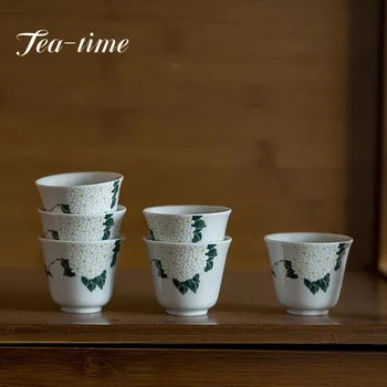 55ml de Estilo Japonês, cinza de Plantas Cerâmica Xícaras Master Cup Artesanal Xícara de Chá de Família Kung Fu Conjunto de Chá em Xícara de Chá de Decoração do Escritório