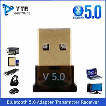 USB Bluetooth5.0 Adaptador Receptor-Transmissor de RSE 5.0 de Áudio Bluetooth Adaptador USB Wireless Adaptador Adequado para o ambiente de Trabalho do Notebook