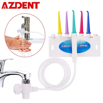 AZDENT Torneira de Água Dental Flosser Oral Jet Irrigador de Água de Irrigação, uso de fio dental Escova de Dentes SPA Dente Limpo, Silencioso para a Família