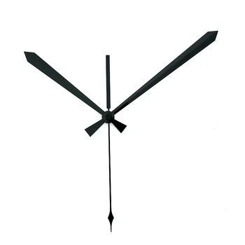 1set SKP Eixo ponteiros do Relógio 22# Black Metal Longa Alumínio Material do Relógio de Quartzo de Acessórios de Alta Qualidade Kits DIY