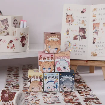 1pcs/1lot Fitas de Mascaramento Animal Rhapsody Série Decorativos, Adesivos de Scrapbook DIY de Papel Japonês Adesivos 
