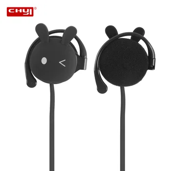 CHYI Clipe-com Fones de ouvido Fones de ouvido de 3,5 mm Fones de ouvido com Fio Headset Mãos Livres Para Smartphones PC de Presente Para a Menina Crianças