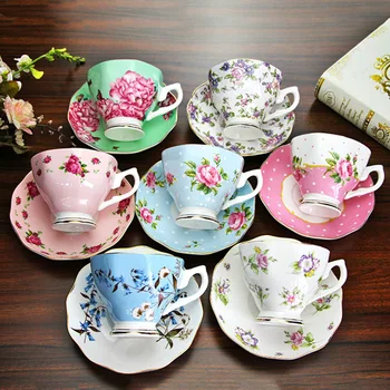 Café Copos de Chá de Qualidade Superior porcelana Porcelana Xícara de Café, Conjunto Criativa de Presente Britânico Xícara de Chá de 170 ML
