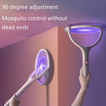 Xiaomi Youpin Elétrica do Assassino do Mosquito Ângulo Ajustável Com Luz UV Recarregável USB do Assassino do Mosquito da Lâmpada Mosquito mata-moscas