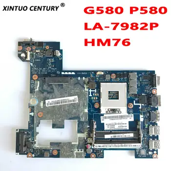 QIWG5_G6_G9 LA-7982P placa-Mãe Para o Lenovo Ideapad G580 P580 Laptop placa-Mãe HM76 de 15,6 Polegadas DDR3 Teste de 100% Trabalho