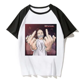 2022 Rap Paraíso mais Recentes Hits Eminem Homens da Moda de T-Shirt Superior Hip Hop, o Rapper Camisetas Imprimir T-Shirt Mais o Tamanho de T-Shirt Kids Topo
