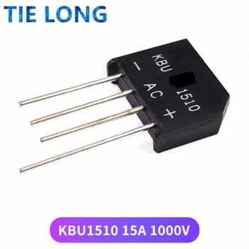 5PCS KBU1510 KBU-1510 15A 1000V diodo retificador em ponte nova e original IC