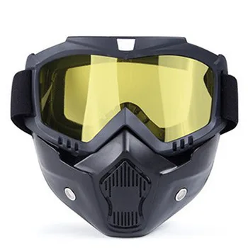 Moto Glasse Máscara de Bicicleta de Ciclismo de Cara Cheia Escudo à Prova de MTB Óculos de Bicicleta, prancha de Snowboard Ski Proteção Anti-UV Óculos