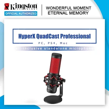 Kingston HyperX QuadCast s Profissionais de E-Sports Microfone do Computador ao Vivo Microfone rgb Dispositivo de Microfone de Voz do Jogo