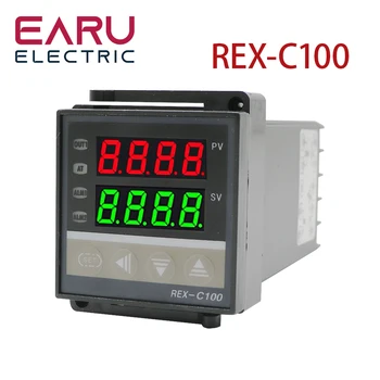 REX-C100 PID Controlador de Temperatura Inteligente Universal REX-C100 Termostato SSR saída de Relé Universal, K, PT100 J Tipo de Entrada
