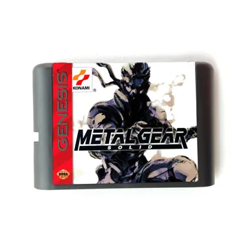 Metal Gear Solid 16 bits MD Cartão de Memória para a Sega Mega Drive 2 para o SEGA Genesis mega drive