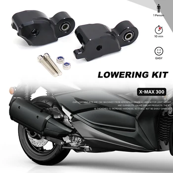 Novo 5 cores dos Acessórios da Motocicleta Amortecedor Traseiro Corpo Menos de 30mm de Redução Kit Para a Yamaha X-MAX 300 XMAX300 XMAX 300